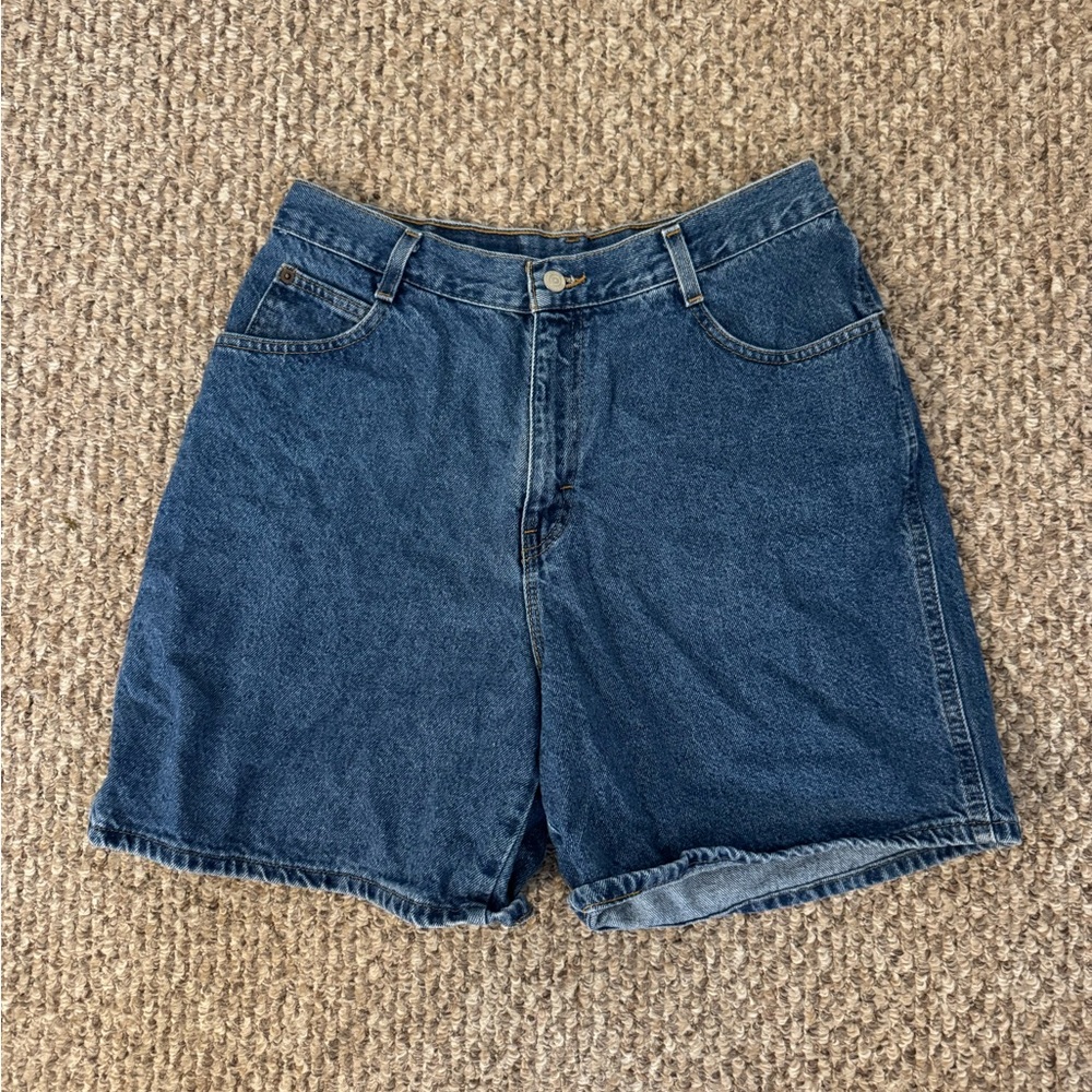 Vintage Dark Wash Jean Shorts